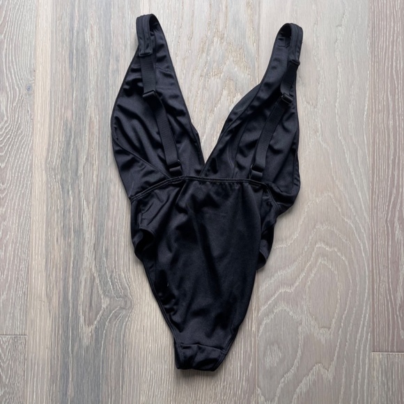 Out From Under Slinky Deep-V Bodysuit - Picture 2 of 2